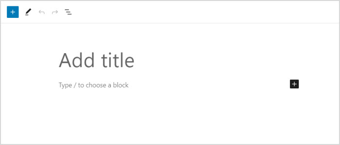Beginning with the Block Editor