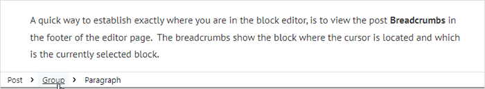Finding Your Way Around the Block Editor