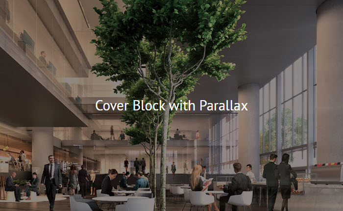 Cover Block with True Parallax